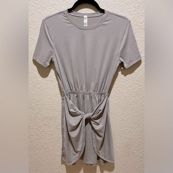 NWT Lululemon Unwind Your Mine Dress Dark Chrome White Size 2 - Picture 5 of 12